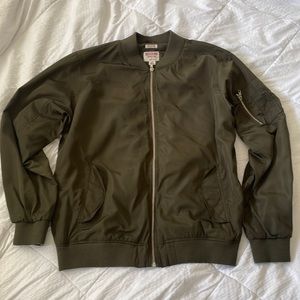 Bomber Jacket (thin, large, army green)